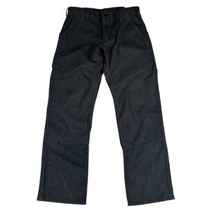 Patagonia Iron Forge Hemp Double Knee Workwear Canvas Black Men’s Size 31x30